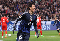 日축구, 바레인 2-0 꺾고 ‘월드컵 본선행 1호 국가’…가마다 결승포+구보 1골1도움