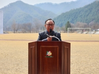 홍천군의회 박영록 의장, 제5회 2025 서석·내면 파크골프대회 개회식 참석