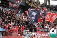 서포터즈 지역 ‘비하’ 논란에 포항 구단 “안타깝고 매우 유감스럽게 생각, 해당 소모임과 재발 방지 약속”