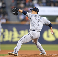 [포토] 문동주 ‘승리를 위하여’