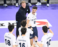 2차전도 ‘서브’가 승부 갈랐다…‘러셀 22득점’ 대한항공, KB손해보험 꺾고 PO 3차전으로 [현장리뷰]