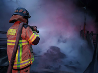 홍천소방서, 경북 의성발 대형 산불 대응 지원 총력