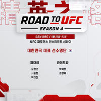 ‘꿈의 무대’ UFC에 첫 발을 딛는 ROAD TO UFC 시즌4, 5월 22일과 23일 양일에 걸쳐 중국에서 열려