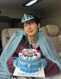 ‘공주님 생일 축하해’...차은우, 생일에 엘사 공주님으로 변신!