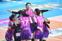 [포토] 환호하는 김연경 ‘5세트 가자’