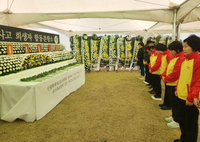 대한적십자사 속초시협의회, 산불 피해 현장 구호활동