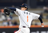 [포토]한화 문동주, 롯데전 선발 등판
