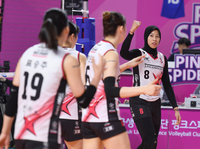 [포토] 메가 ‘2세트도 우리가 가져간다’