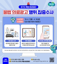 경기도, 의료기관 불법 의료광고 집중 수사