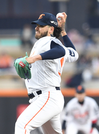 [포토]한화 폰세, 롯데전 선발 등판