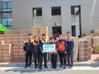 강원자치도, 자원봉사센터와 경북 산불 피해 현장 방문 및 물품 전달