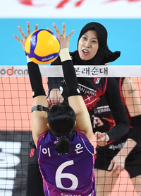 [포토]정관장 메가, 뚫었다!