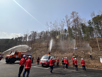평창군, 관계기관 합동 산불 진화 훈련 진행