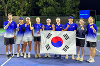 여자 테니스 대표팀, 빌리진킹컵서 홍콩 제압