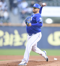 [포토] 삼성 후라도 ‘승리를 위하여’