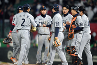 [포토]폰세 7이닝 무실점 한화, SSG에 2-0 승리