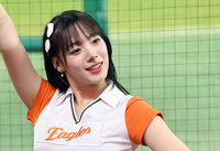 [포토]치어리더 하지원, 여신의 미소