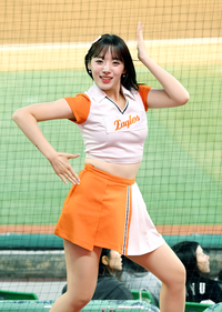 대만-한국 오가는 ‘꿀벅지 여신’ 치어리더 하지원, 인천 강림!