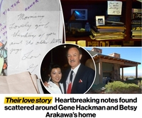 ‘벽에, 식탁에, 책장에’ 진 해크먼 부부가 주고받은 메모들…기억 잃어가며도 사랑했다