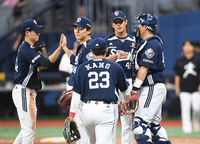 [포토]키움 잡은 두산, 3연패 탈출