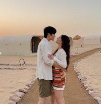 에일리♥최시훈, 두바이 사막서 럭셔리 글램핑 신혼여행…“정말 낭만적이야”