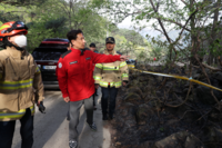 김진태 지사, 인제 산불 최초 발화지점 현장 살펴