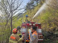 홍천소방서, 인제 산불 지원 대응 총력