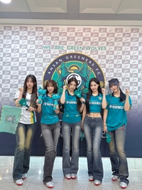 그룹 리센느, 안산그리너스FC 홈경기 ‘승리 요정’ 활약