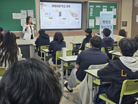 평창군 정신건강복지센터, ‘2025년 자살 고위험 집중관리 기간’ 청소년 대상「생명존중」캠페인