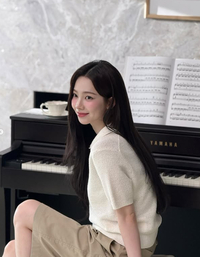 에스파 카리나, 광고 촬영 현장서 풋풋한 매력 발산!