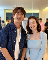 과감한 스킨십 나눈 김원훈-문채원, 다정한 투샷 [★SNS]