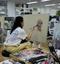 하지원, 화가로 열일 중인 근황…작품 보니 ‘놀라울 정도’ [★SNS]