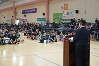 춘천시협회장기 동호인 탁구대회 개회식