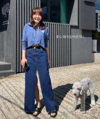 ‘이게 바지야 치마야’ 엄지원, 착시를 부르는 패션 [★SNS]