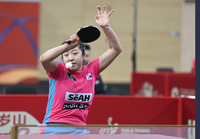 [포토] 신유빈 ‘온 힘을 모은 스매시’