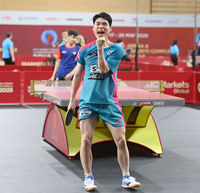 [포토] 장우진, 개인단식 32강 진출