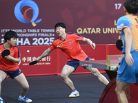 [포토] 북한 리정식-김금영 혼합복식조 16강서 탈락