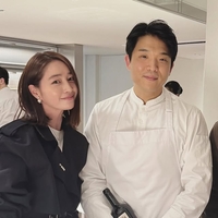 “♥이병헌 시청 자제” 왜? 이민정, 안성재 셰프와 투샷 [★SNS]