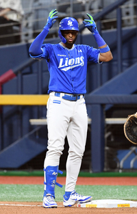 [포토]적시타 세리머니 하는 삼성 디아즈