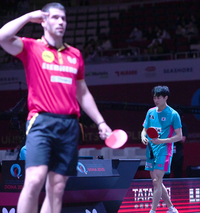 [포토] 조대성, 개인단식 16강 진출 실패