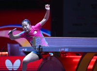 [포토] 신유빈 ‘날카로운 공격’