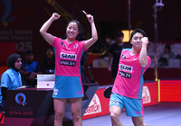 [포토] 임종훈-신유빈 ‘4강 진출’