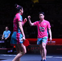 [포토] 임종훈-신유빈 ‘좋았어’