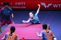 [포토] 신유빈 ‘절묘한 푸시’