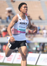 나마디 조엘진, 아시아육상선수권 남자 100m 준결선 진출…높이뛰기 우상혁, 한 번의 점프로 결선행