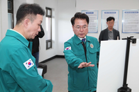 육동한 춘천시장, 집중호우 대비 배수펌프장 현장 점검