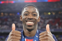 ‘주사위’ 오명 씻고 발롱도르 후보로 도약한 뎀벨레, PSG 떠난 음바페와 ‘엇갈린 운명’