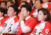 침묵 가득 국민의힘 상황실…나경원 “많은 차이 아쉬워”