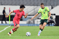 [포토]U-22 대표팀 김용학, 과감한 돌파