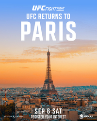 4년 연속 UFC 유치하는 파리, 9월 6일 ‘UFC 파이트 나이트 파리’ 개최해